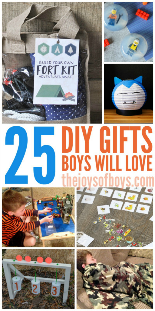 Best ideas about DIY Gift For Boy
. Save or Pin 25 Homemade Gifts Boys Will Love Now.