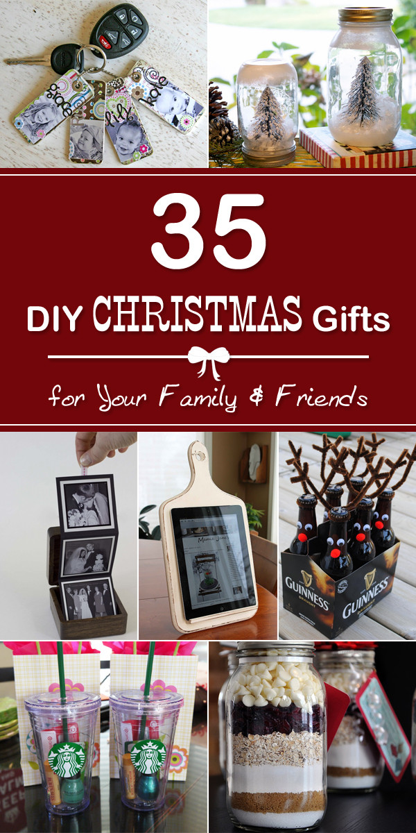Best ideas about DIY Gift For Family
. Save or Pin 35 Easy DIY Christmas Gifts for Your Family and Friends Now.