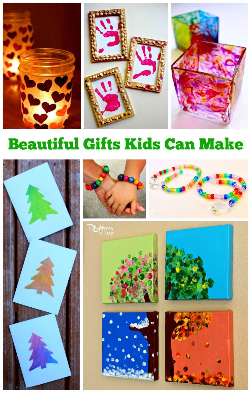 Best ideas about DIY Gift Ideas For Kids
. Save or Pin Homemade Gifts Kids Can Make for Parents and Grandparents Now.