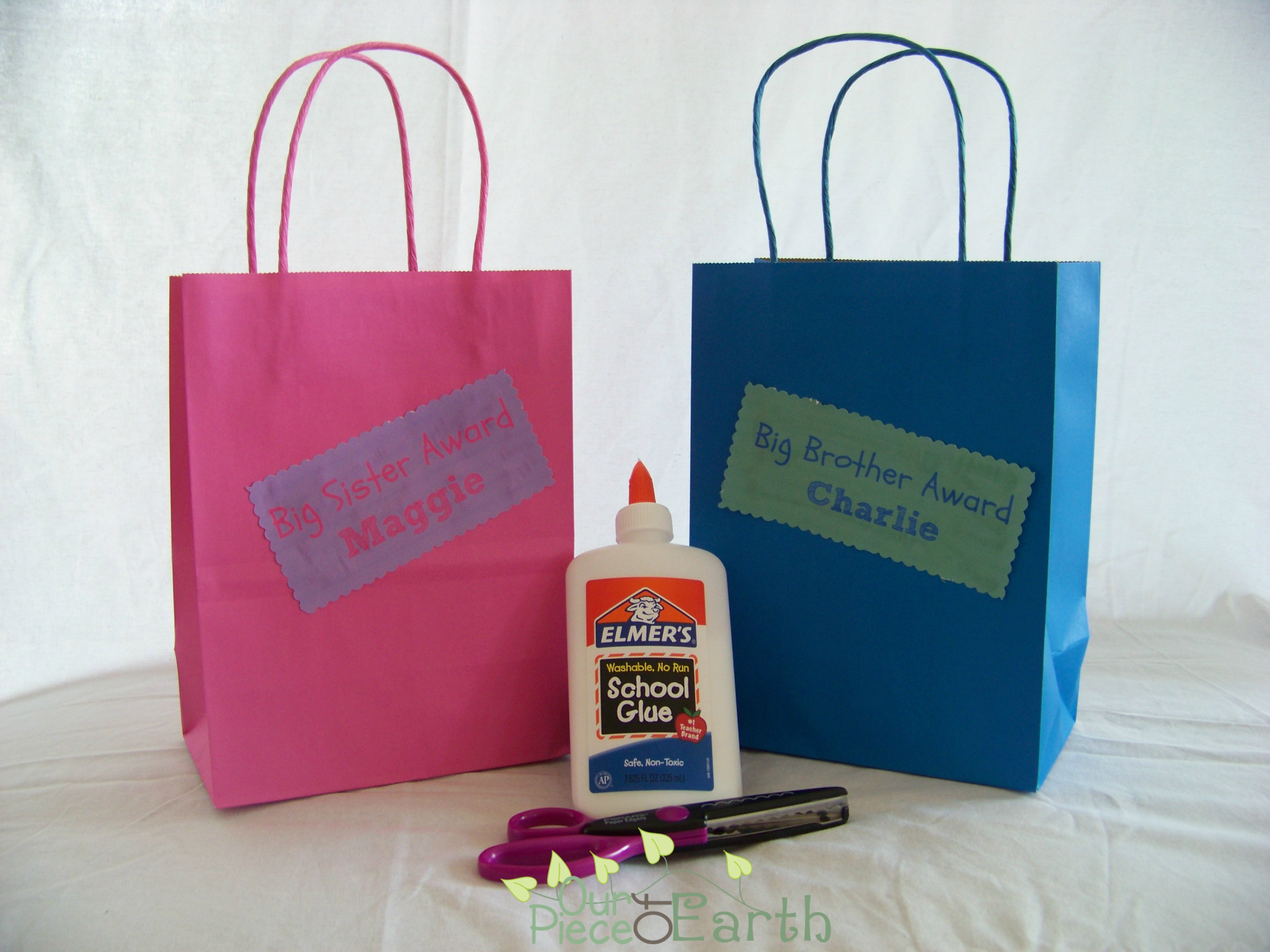 Best ideas about DIY Gifts For Brothers
. Save or Pin Big Sister Big Brother Gift Bags Our Piece of Earth Now.