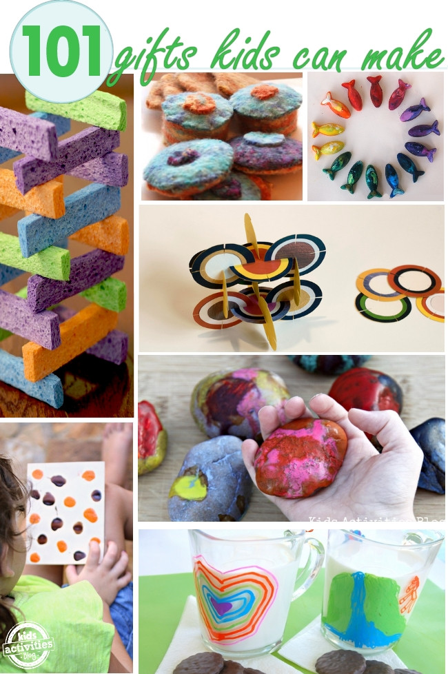 Best ideas about DIY Gifts For Toddlers
. Save or Pin 100 DIY GIFTS FOR KIDS Kids Activities Now.