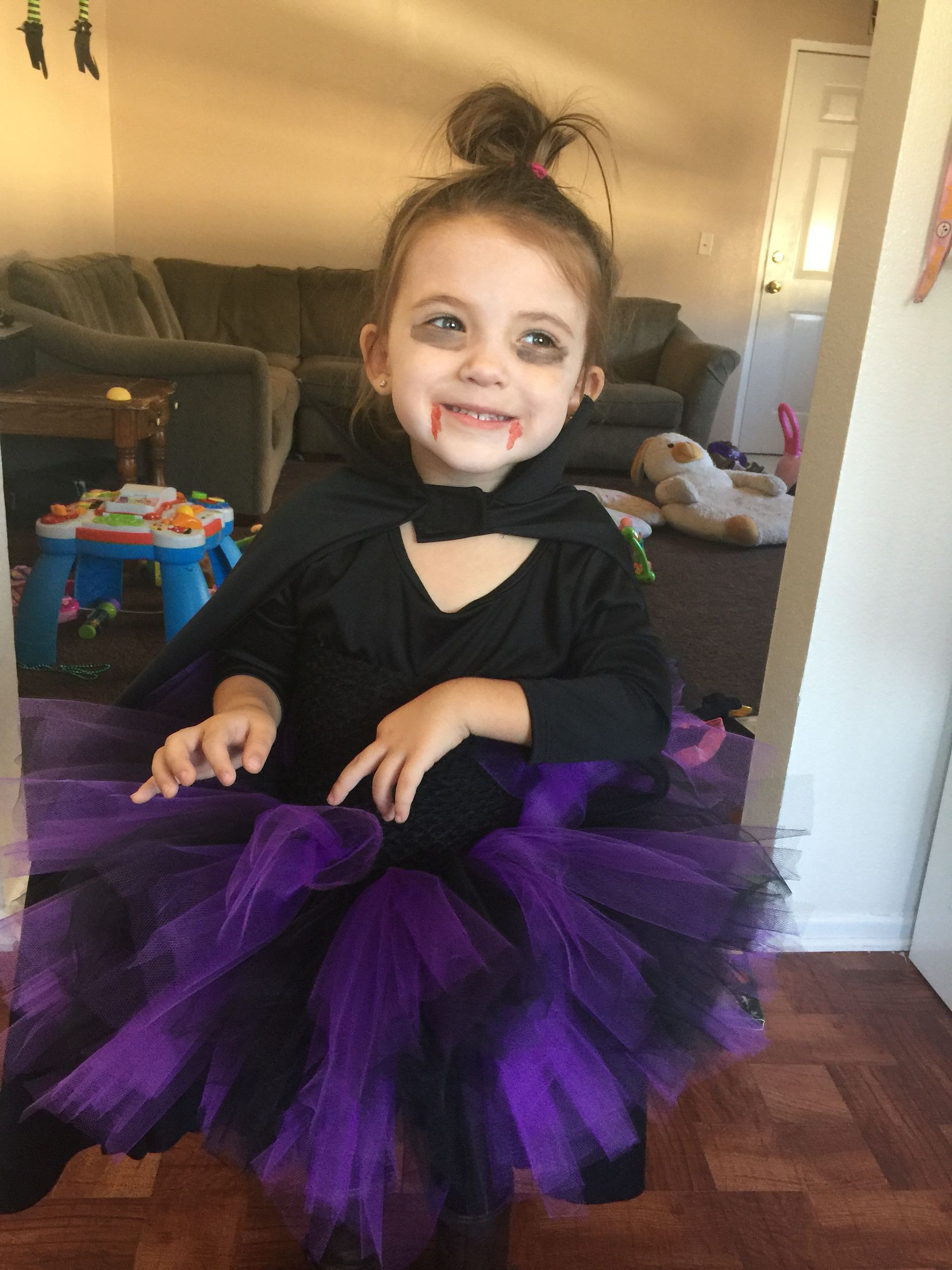 Best ideas about DIY Girl Vampire Costume
. Save or Pin DIY vampire costume for girls Tutu tights boots a Now.
