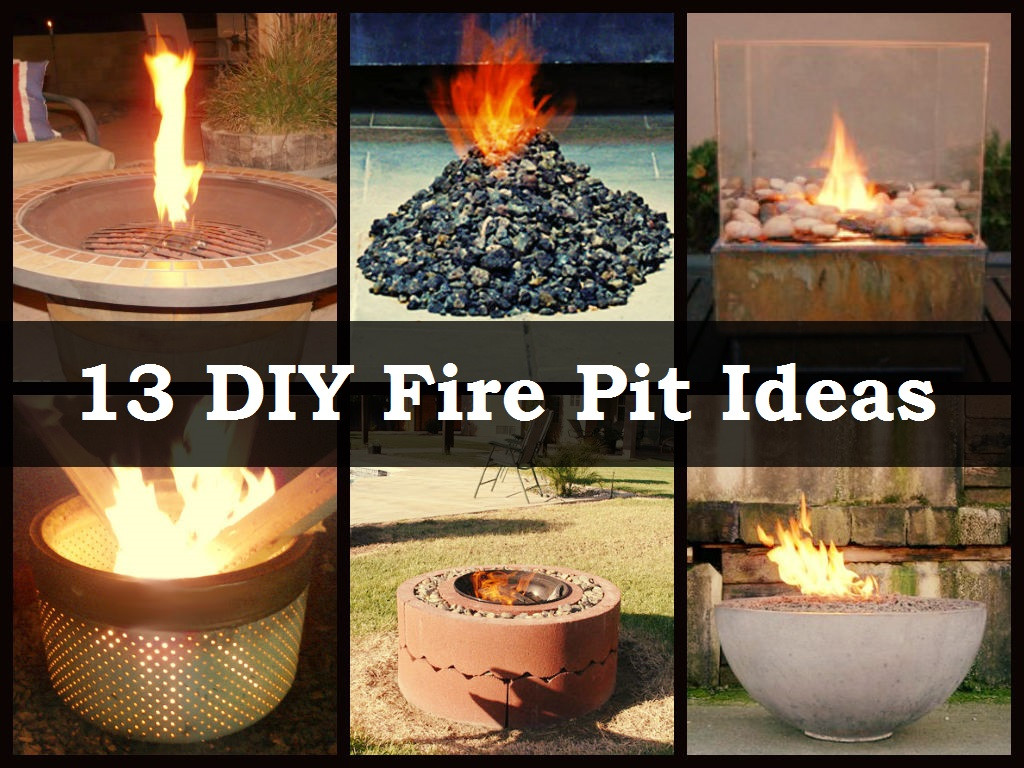 Best ideas about DIY Glass Fire Pit
. Save or Pin 13 DIY Fire Pit Ideas Now.