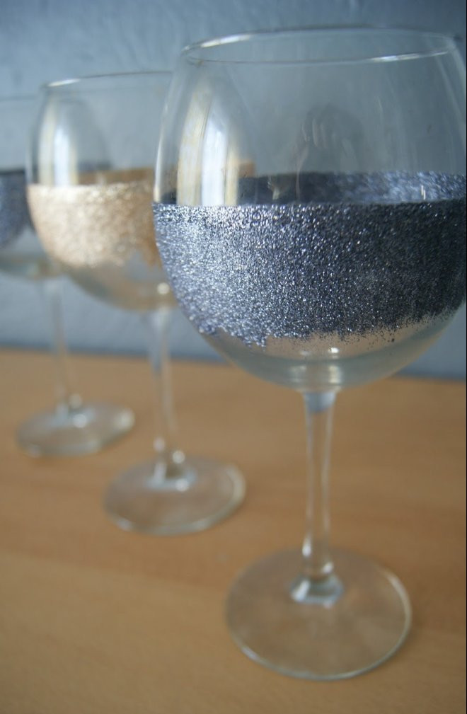 Best ideas about DIY Glitter Wine Glass
. Save or Pin Craft The Day Make Wine Glasses Glitter With Mod Podge Now.