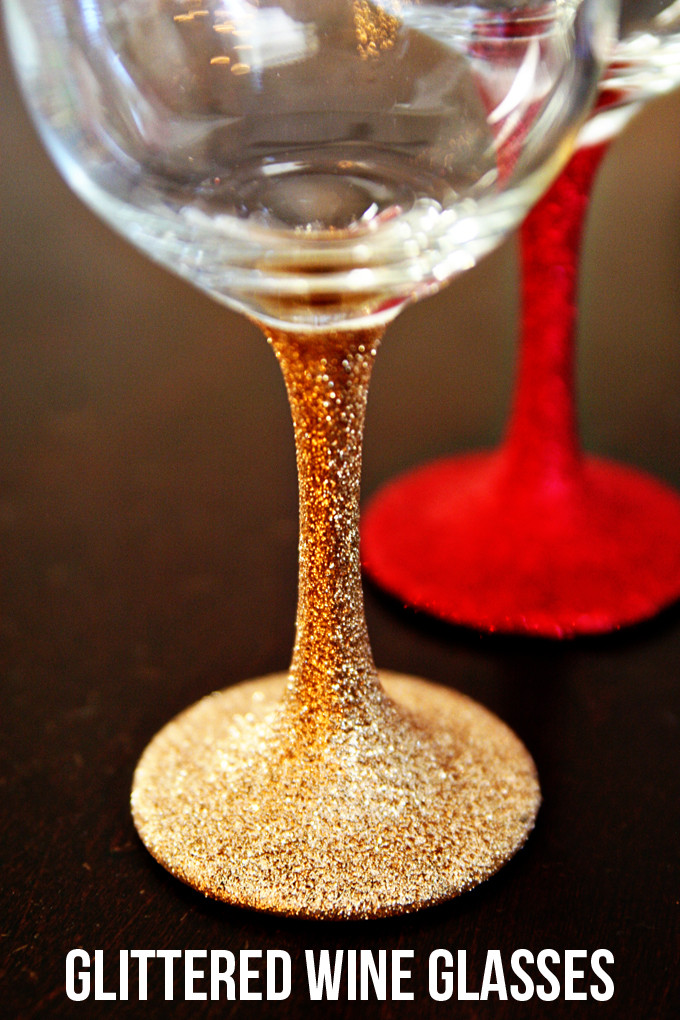Best ideas about DIY Glitter Wine Glass
. Save or Pin diy tutorial glittered wine glasses and chocolate wine Now.