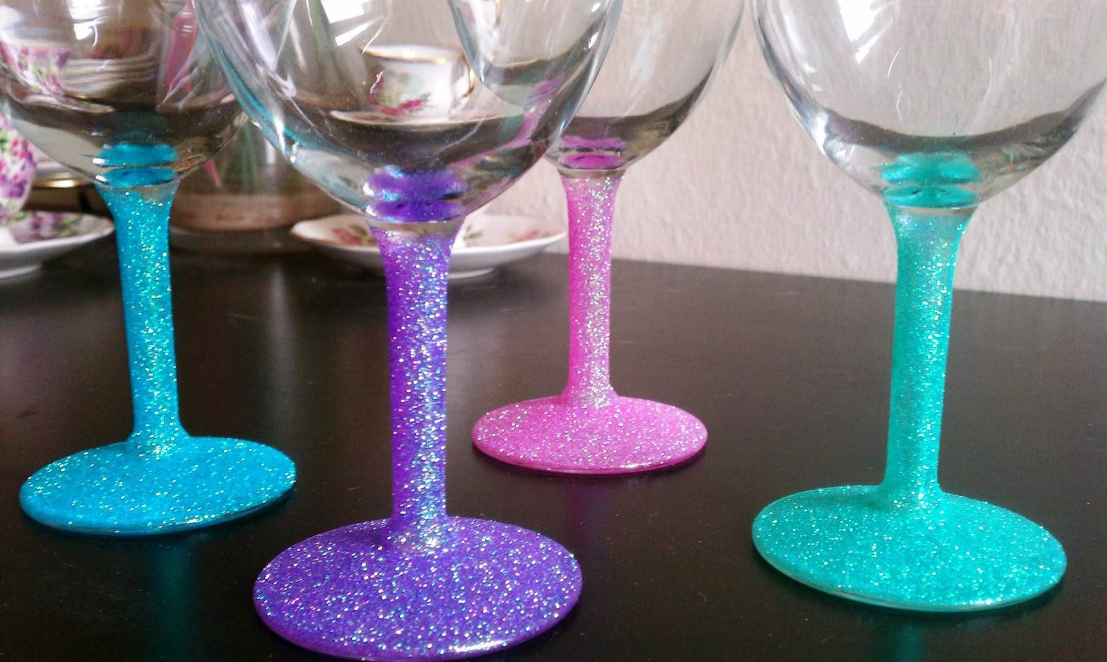 Best ideas about DIY Glitter Wine Glass
. Save or Pin Cupcakes & Couture DIY Glitter Wine Glasses Now.