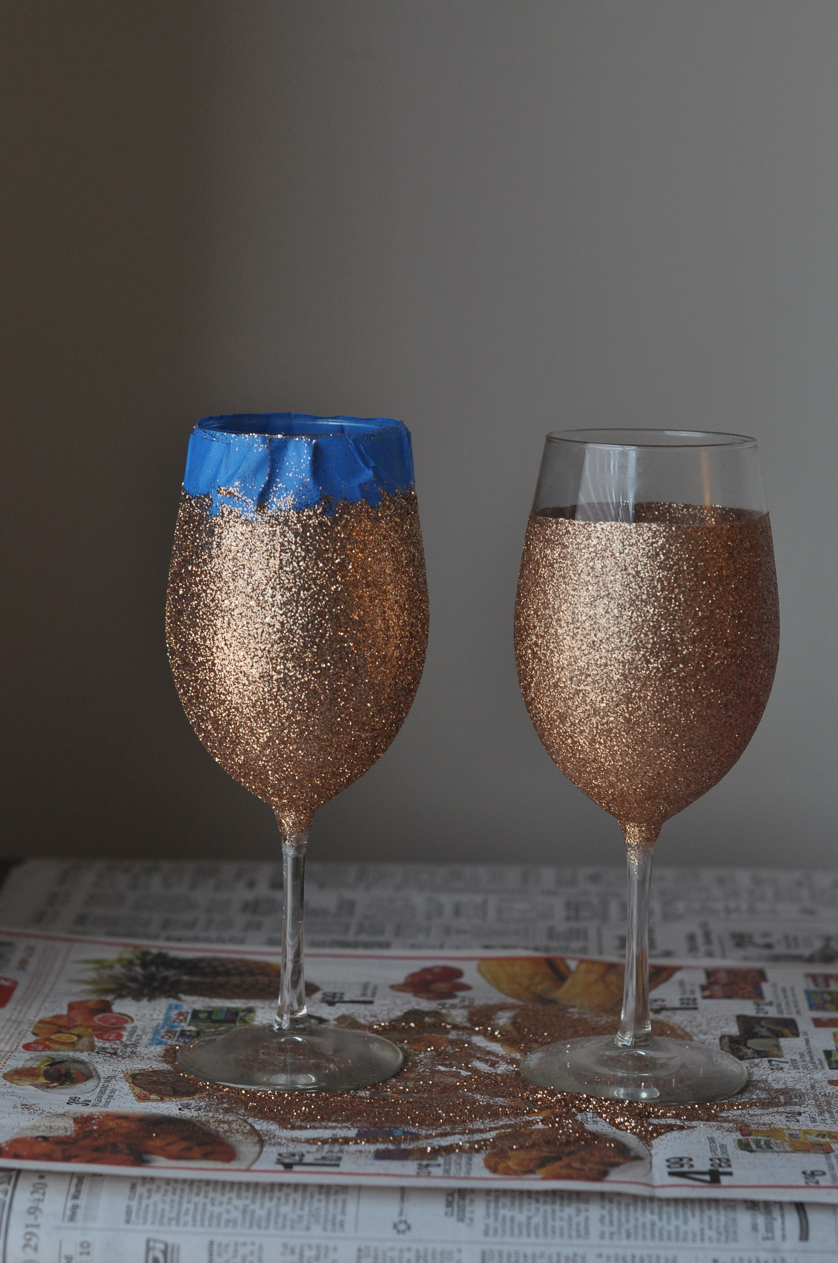 Best ideas about DIY Glitter Wine Glass
. Save or Pin DIY Glitter Drip Wine Glasses Now.