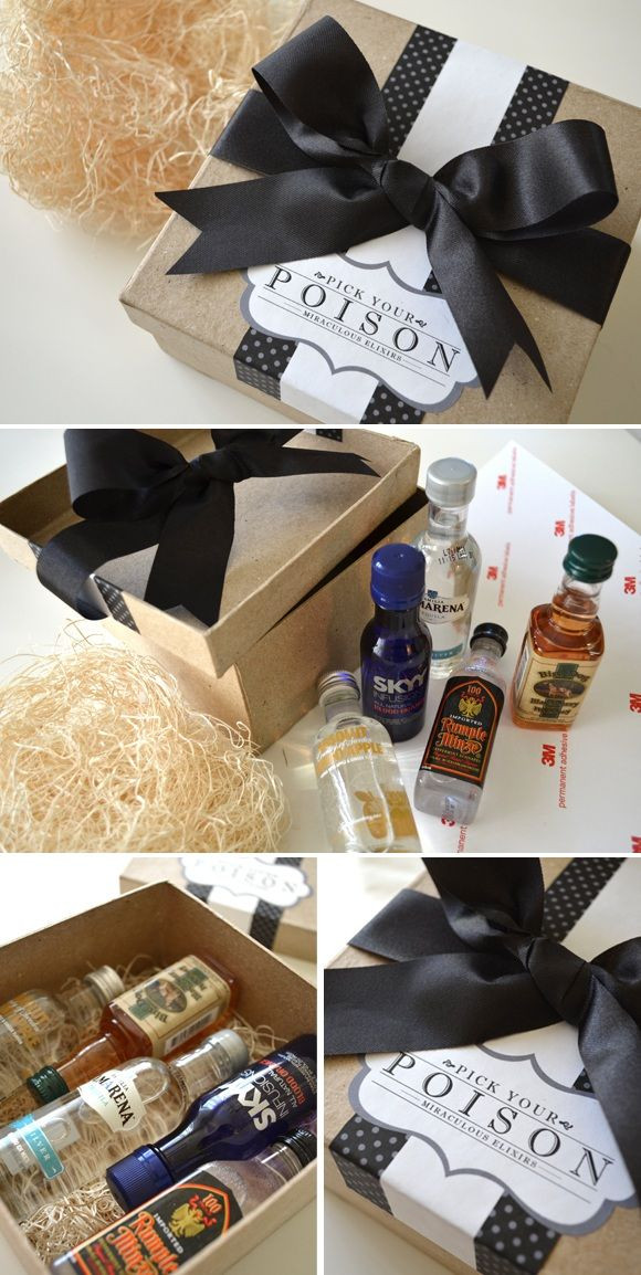 Best ideas about DIY Groomsmen Gift
. Save or Pin 25 best ideas about Alcohol Gifts on Pinterest Now.