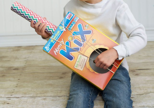 Best ideas about DIY Guitar For Kids
. Save or Pin Awesome DIY Cereal Box Guitar For Kids Now.