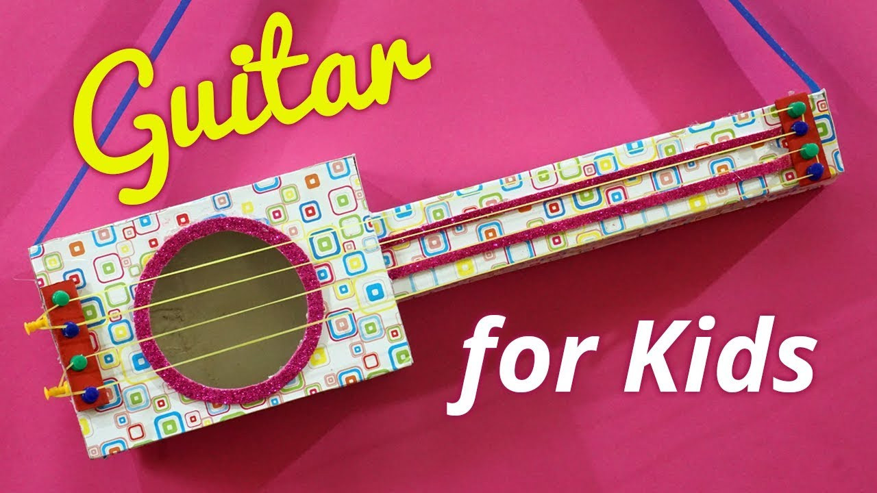 Best ideas about DIY Guitar For Kids
. Save or Pin Easy Kid Activities & Best Out of Waste from Cardboard Now.