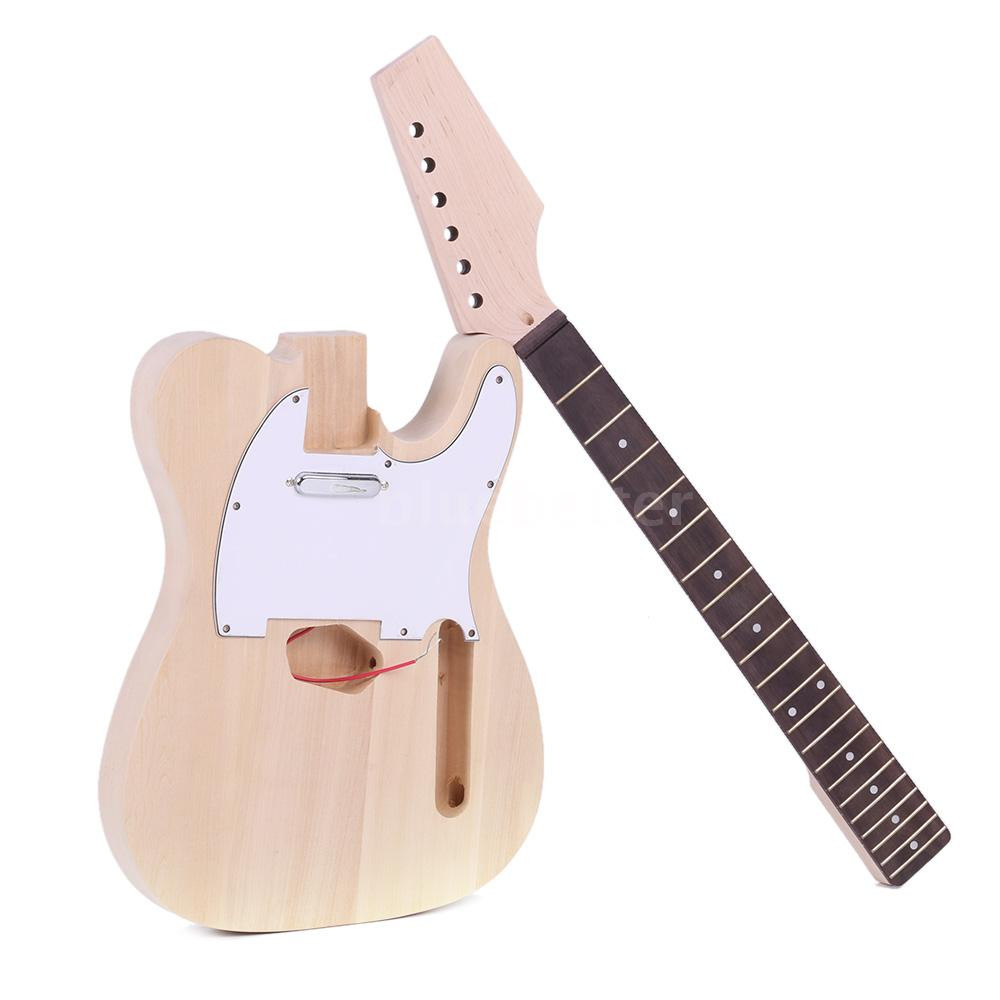 Best ideas about DIY Guitar Kit
. Save or Pin Tele Style Unfinished DIY Electric Guitar Kit Basswood Now.