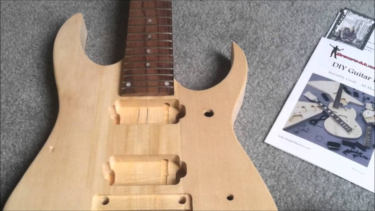 Best ideas about DIY Guitar Kit Reviews
. Save or Pin DIY 7 String guitar kit unboxing review Ibanez Style from Now.