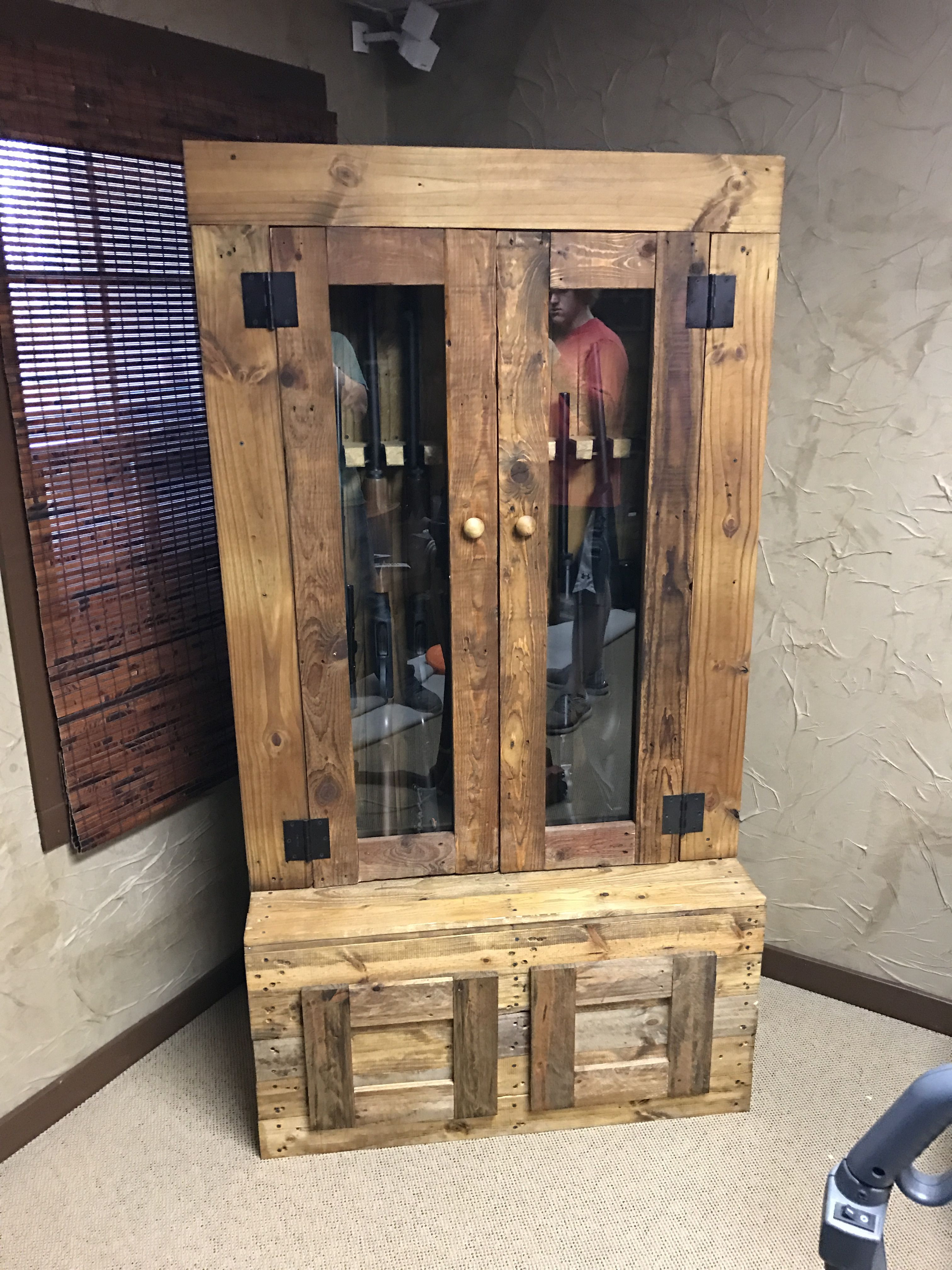 Best ideas about DIY Gun Cabinet
. Save or Pin Gun Cabinet made from Pallets cool ideas Now.