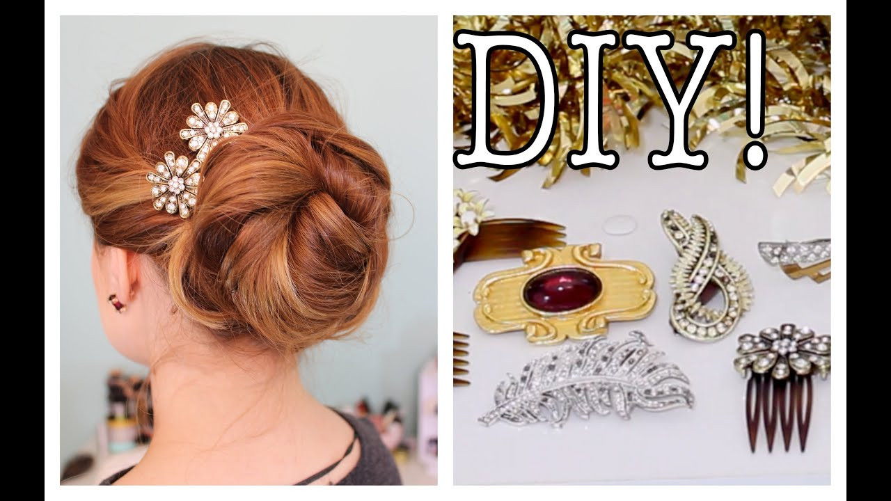 Best ideas about DIY Hair Accessory
. Save or Pin Easy DIY Sparkly Statement Hair Accessories Now.