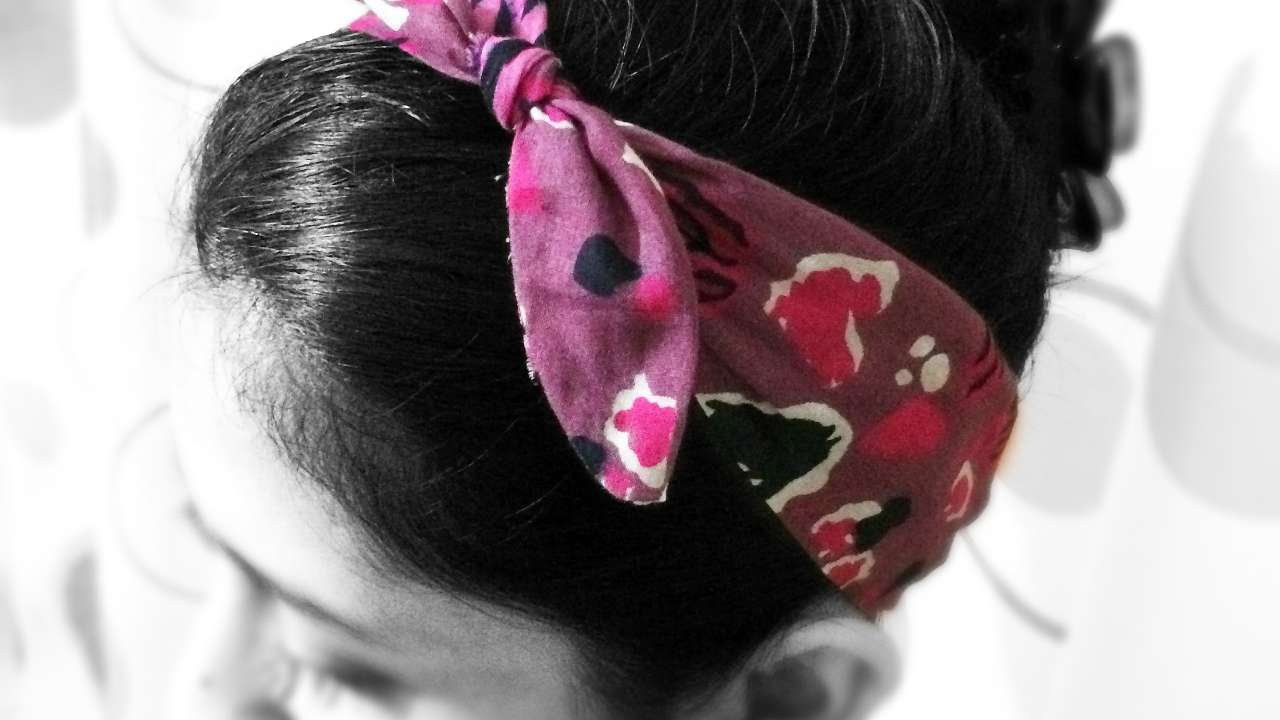 Best ideas about DIY Hair Bands
. Save or Pin How To Make A Knotted Fabric Hair Band DIY Style Now.