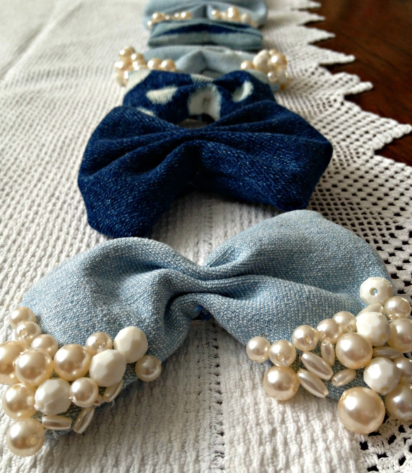 Best ideas about DIY Hair Bow
. Save or Pin Salute to Cute DIY Hair bows Denim scraps tutorial Now.