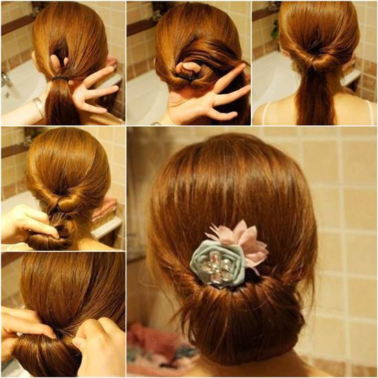 Best ideas about DIY Hair Bun
. Save or Pin DIY Easy Twisted Hair Bun Hairstyle Free Samples Now.