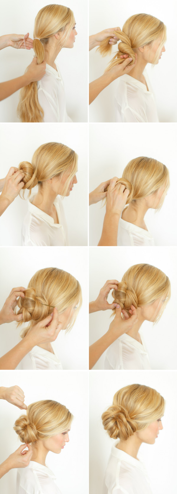 Best ideas about DIY Hair Bun
. Save or Pin DIY Knotted Bun Wedding Hairstyle Now.