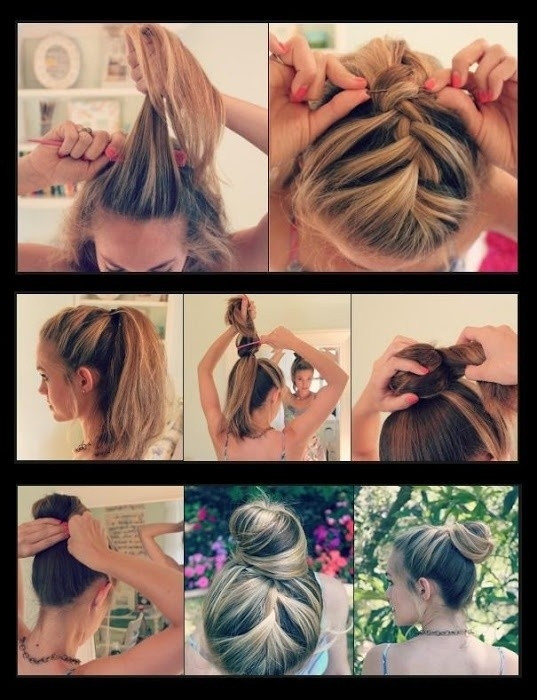 Best ideas about DIY Hair Bun
. Save or Pin DIY Bun Hairstyle s and for Now.