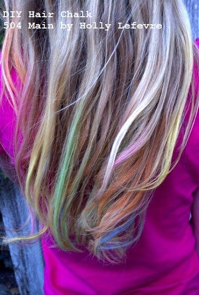 Best ideas about DIY Hair Chalk
. Save or Pin 504 Main by Holly Lefevre DIY Hair Chalk tutorial Now.