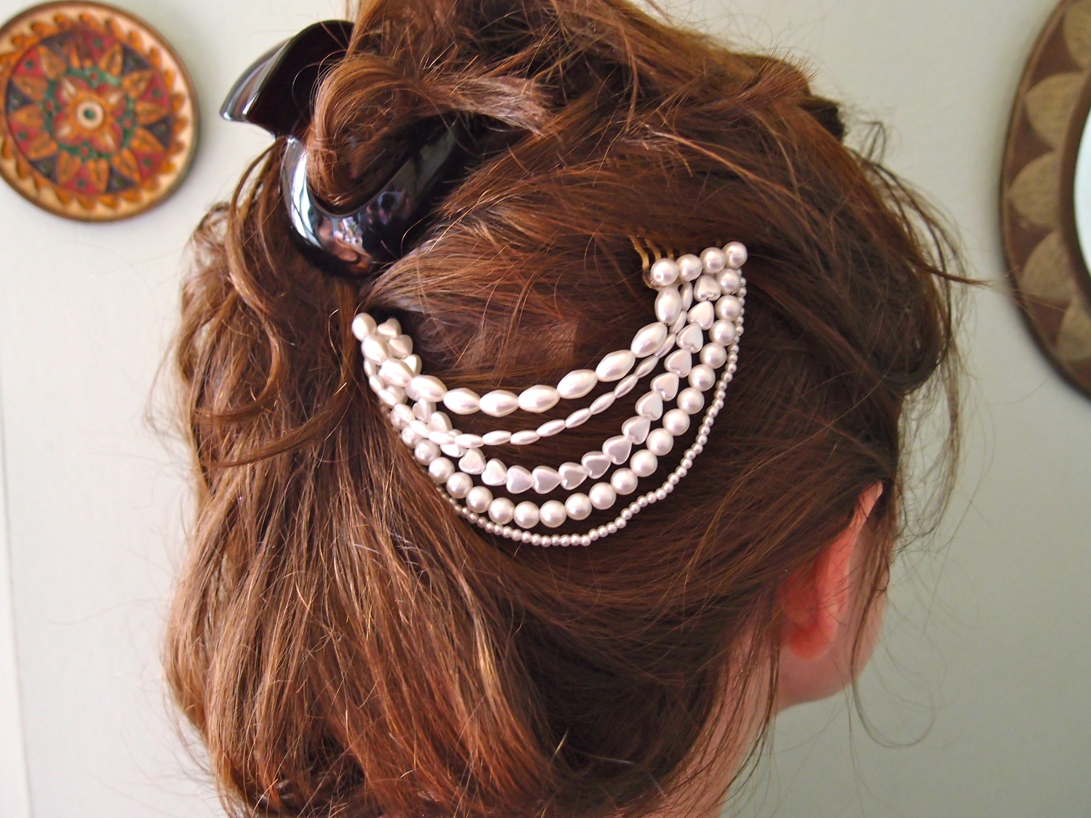 Best ideas about DIY Hair Clip
. Save or Pin DIY Pearl hair piece Now.