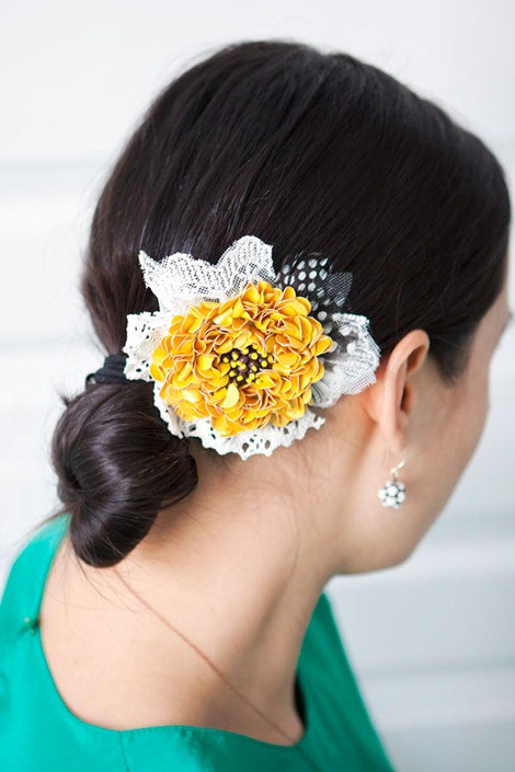 Best ideas about DIY Hair Clip
. Save or Pin 12 DIY Summer Hair Accessories Now.