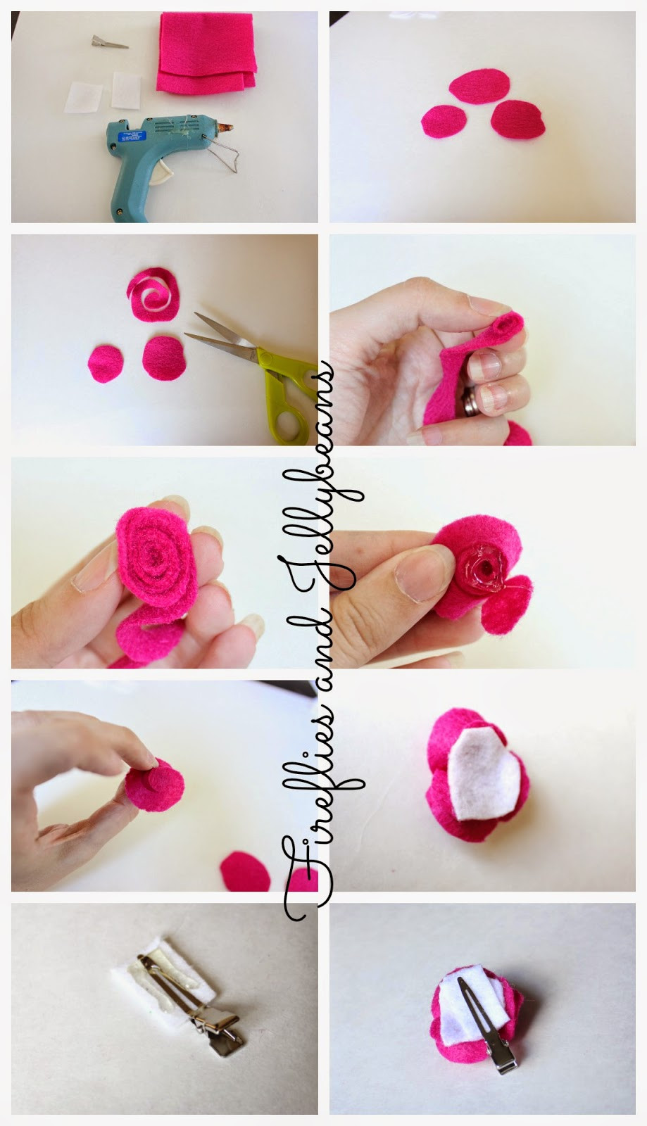 Best ideas about DIY Hair Clip
. Save or Pin Fireflies and Jellybeans 3 Easy DIY 5 Minute Hair Clips Now.