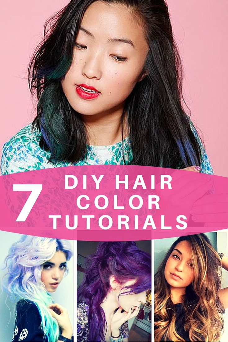 Best ideas about DIY Hair Color
. Save or Pin 7 DIY Hair Color Tutorials You Have to See And Try Now.