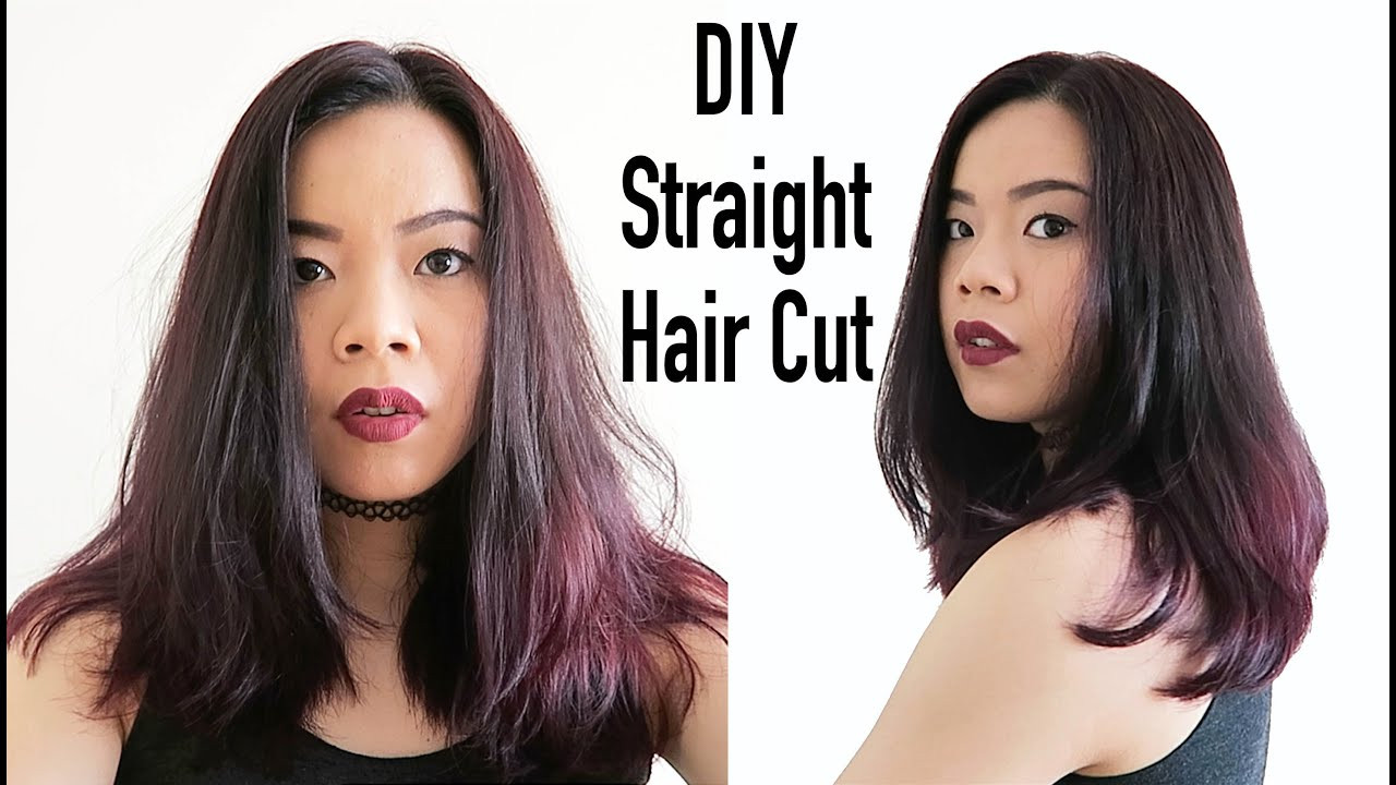 Best ideas about DIY Hair Cutting
. Save or Pin HOW TO DIY straight hair cut Now.