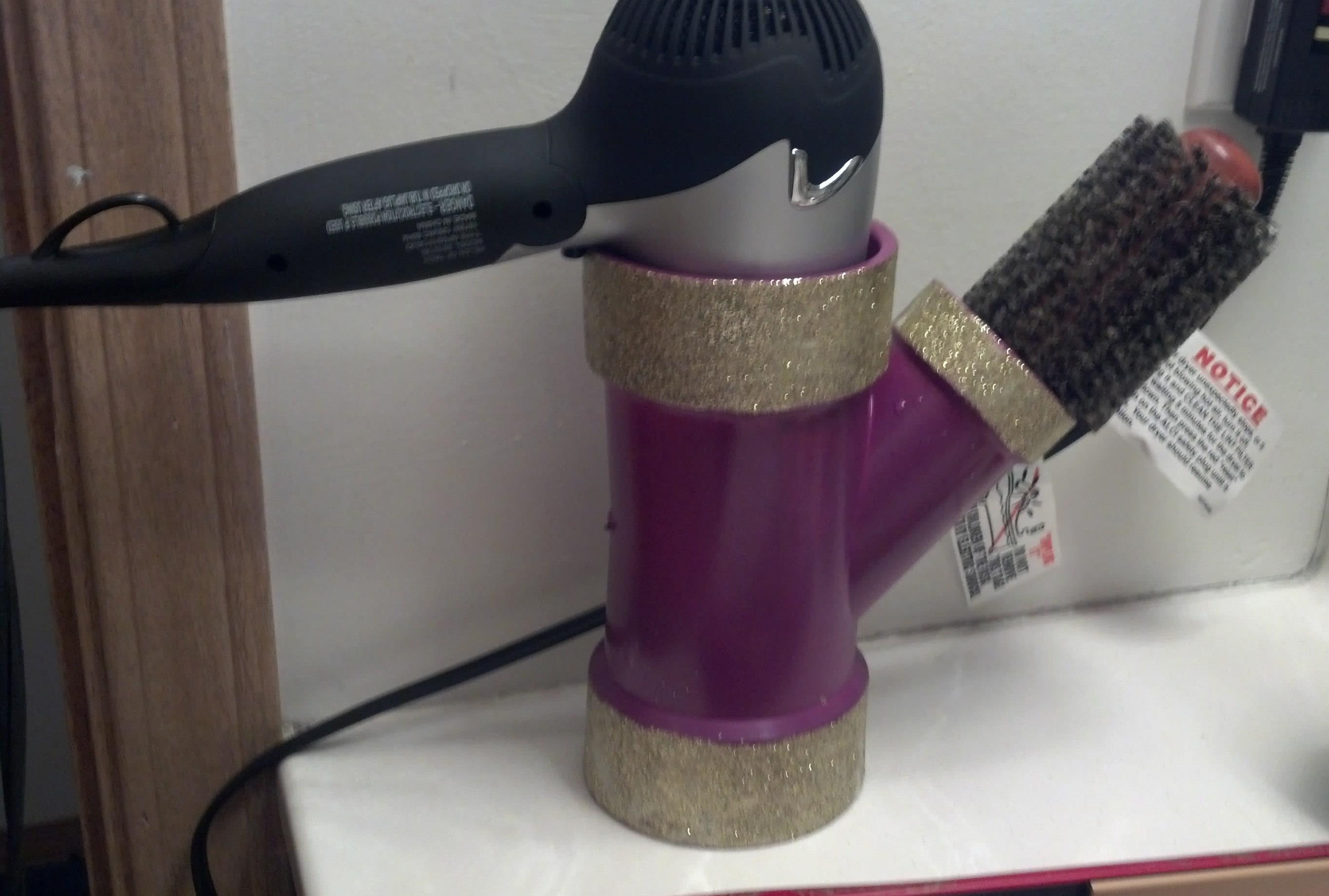Best ideas about DIY Hair Dryer Holder
. Save or Pin DIY Hairdryer Holder Now.