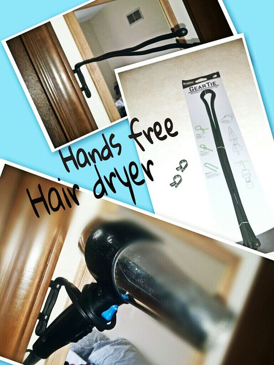Best ideas about DIY Hair Dryer Holder
. Save or Pin DIY Hands Free Hair Dryer Holder $7 Items needed 1 32 Now.