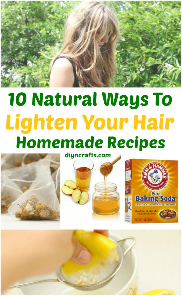 Best ideas about DIY Hair Lightener
. Save or Pin 10 Ways to Lighten your Hair Naturally Homemade Recipes Now.