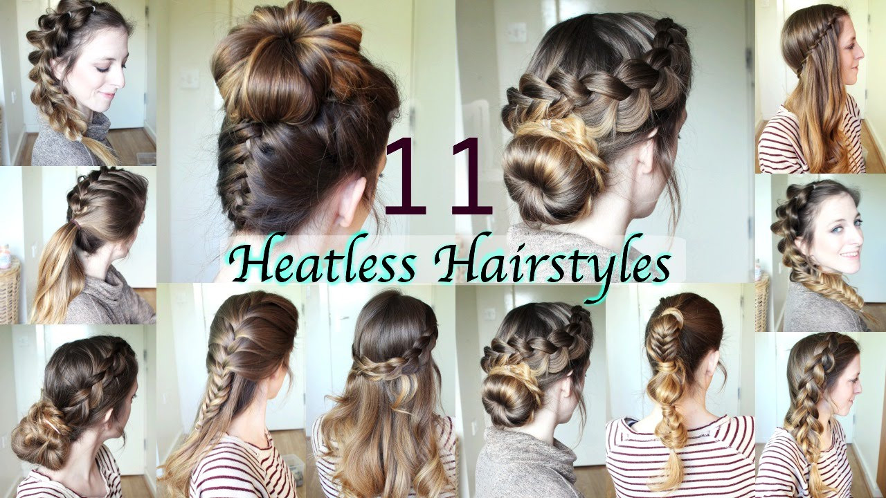 Best ideas about DIY Hair Styles
. Save or Pin 11 Heatless Hairstyles Now.