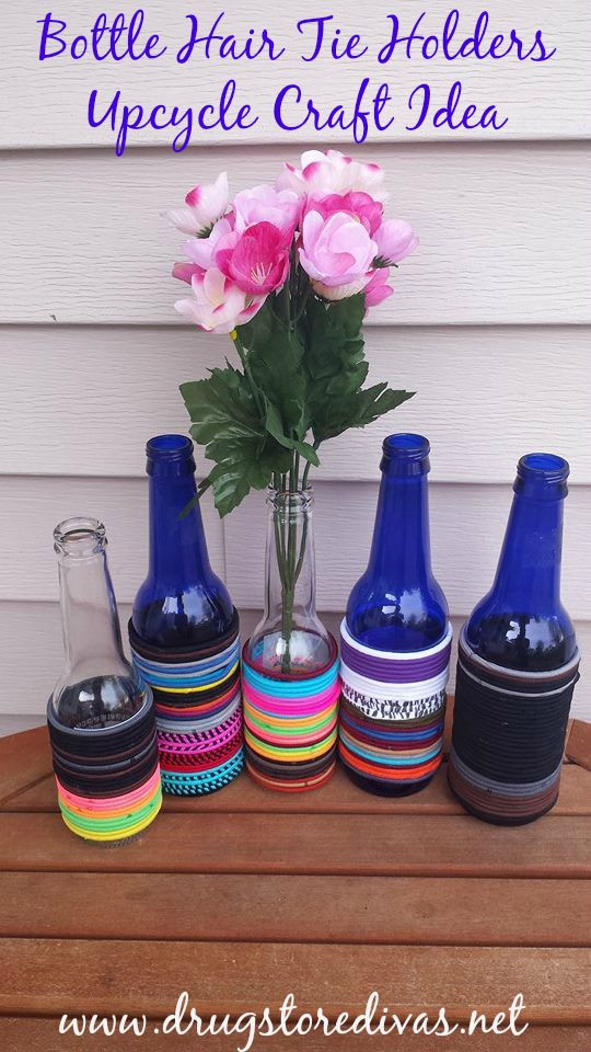 Best ideas about DIY Hair Tie Holder
. Save or Pin DIY Bottle Hair Tie Holders Upcycle Craft Idea Drugstore Now.