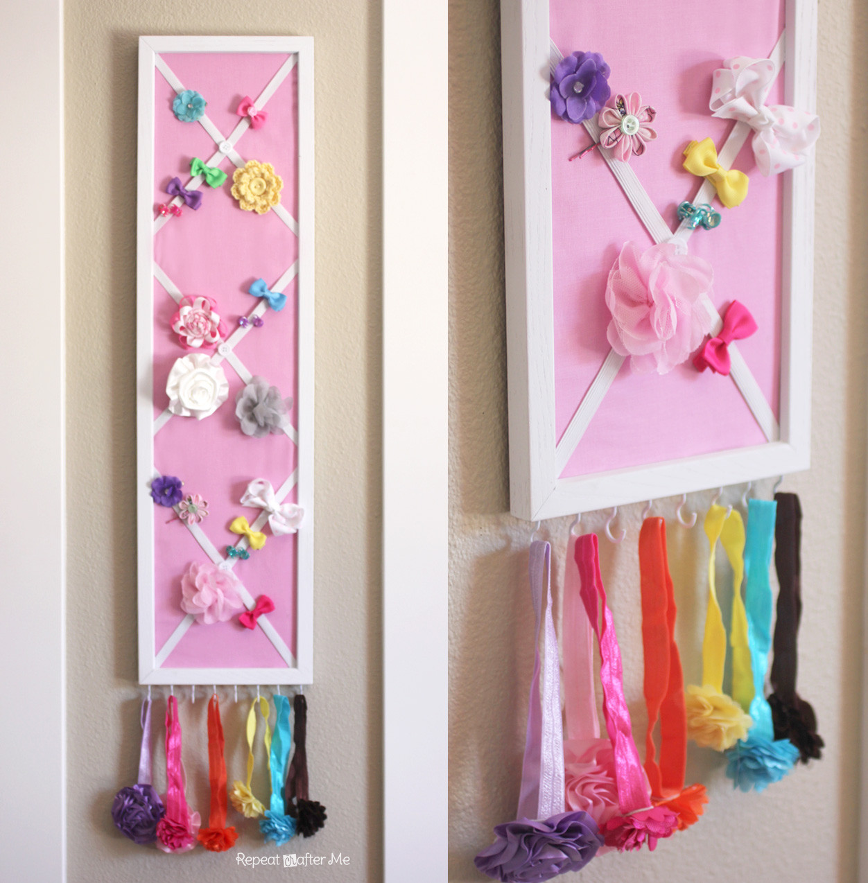 Best ideas about DIY Hairbow Holder
. Save or Pin DIY Hair Bow Holder or Message Board Repeat Crafter Me Now.