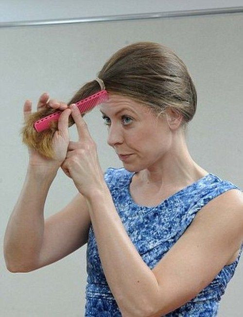 Best ideas about DIY Haircut Ponytail
. Save or Pin Best 25 Cut own hair ideas on Pinterest Now.