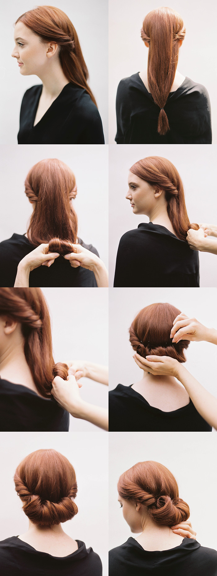 Best ideas about DIY Hairstyle For Long Hair
. Save or Pin DIY Rolled Chignon Hair Tutorial DIY Now.