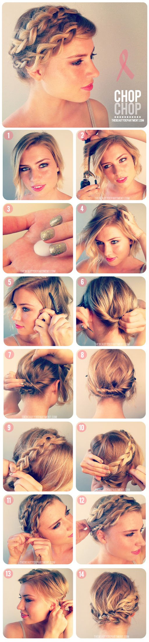 Best ideas about DIY Hairstyle For Short Hair
. Save or Pin 17 Easy DIY Tutorials For Glamorous and Cute Hairstyle Now.