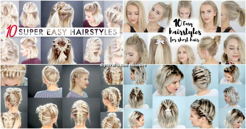 Best ideas about DIY Hairstyle For Short Hair
. Save or Pin 40 Effortlessly Stress Free DIY Hairstyles for Glamorous Now.