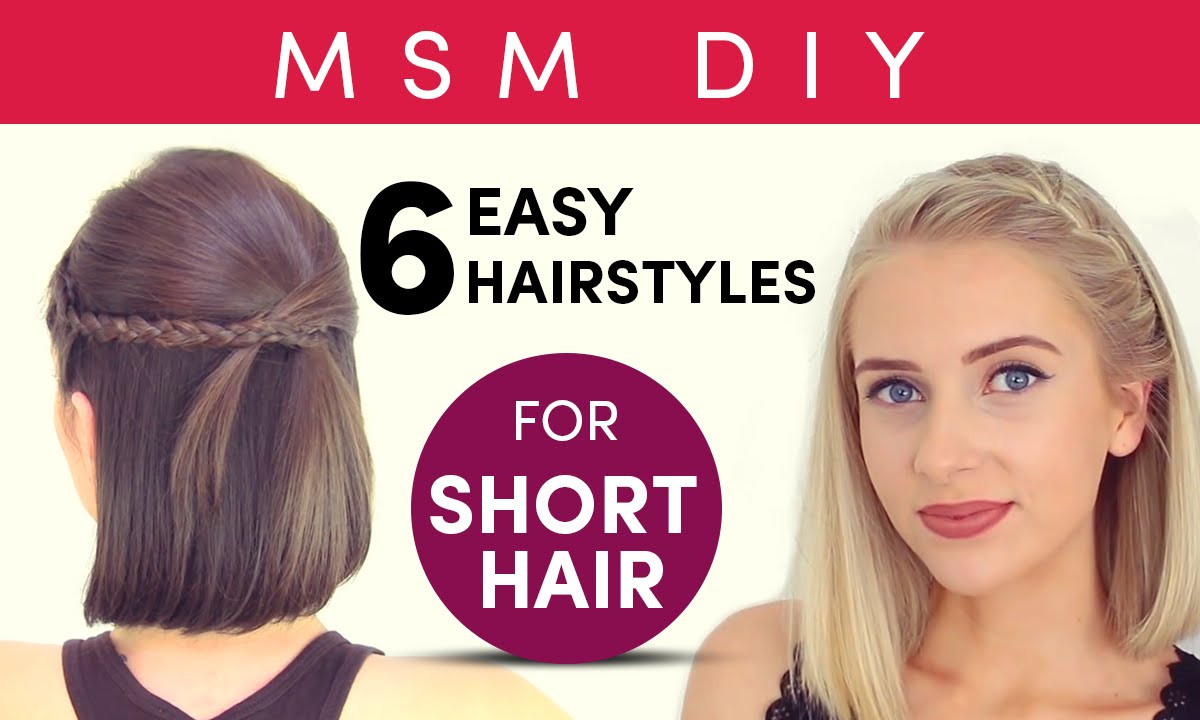Best ideas about DIY Hairstyle For Short Hair
. Save or Pin MSM DIY Now.