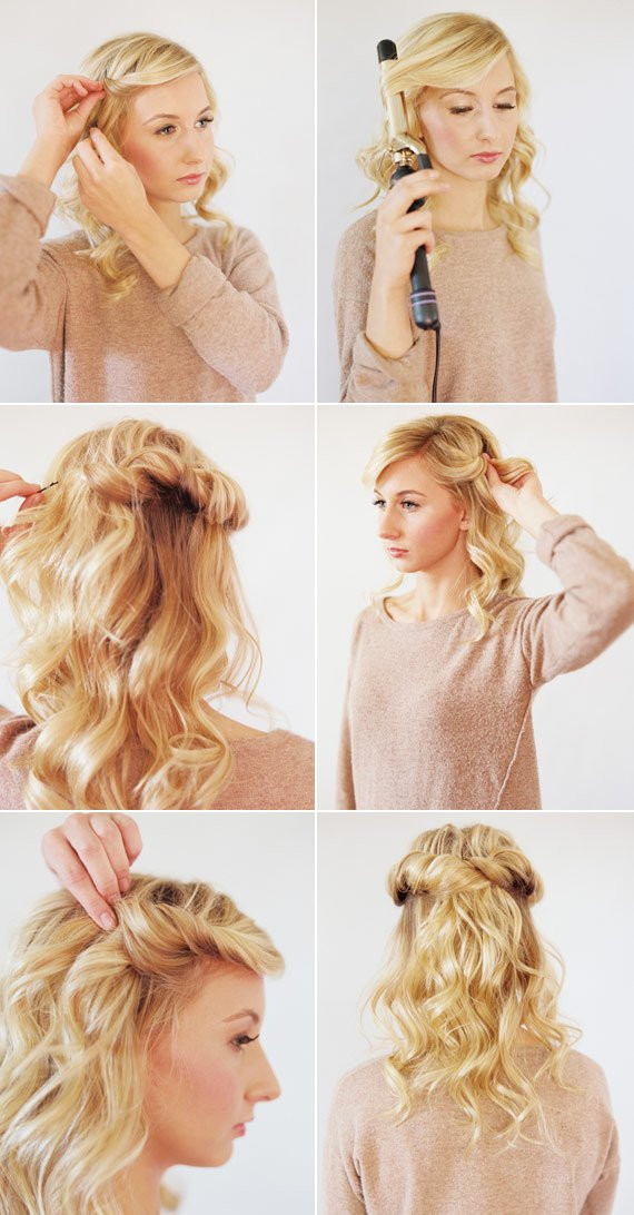Best ideas about DIY Hairstyle For Short Hair
. Save or Pin 17 Easy DIY Tutorials For Glamorous and Cute Hairstyle Now.
