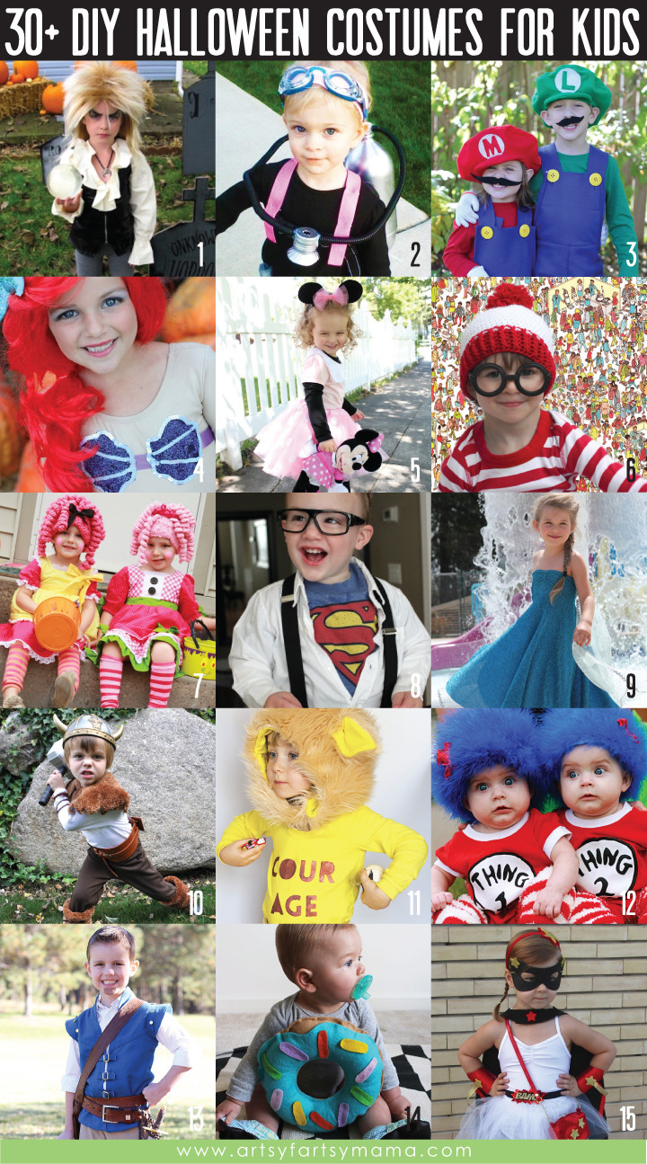 Best ideas about DIY Halloween Costume Ideas For Kids
. Save or Pin 30 DIY Kids Halloween Costumes Now.