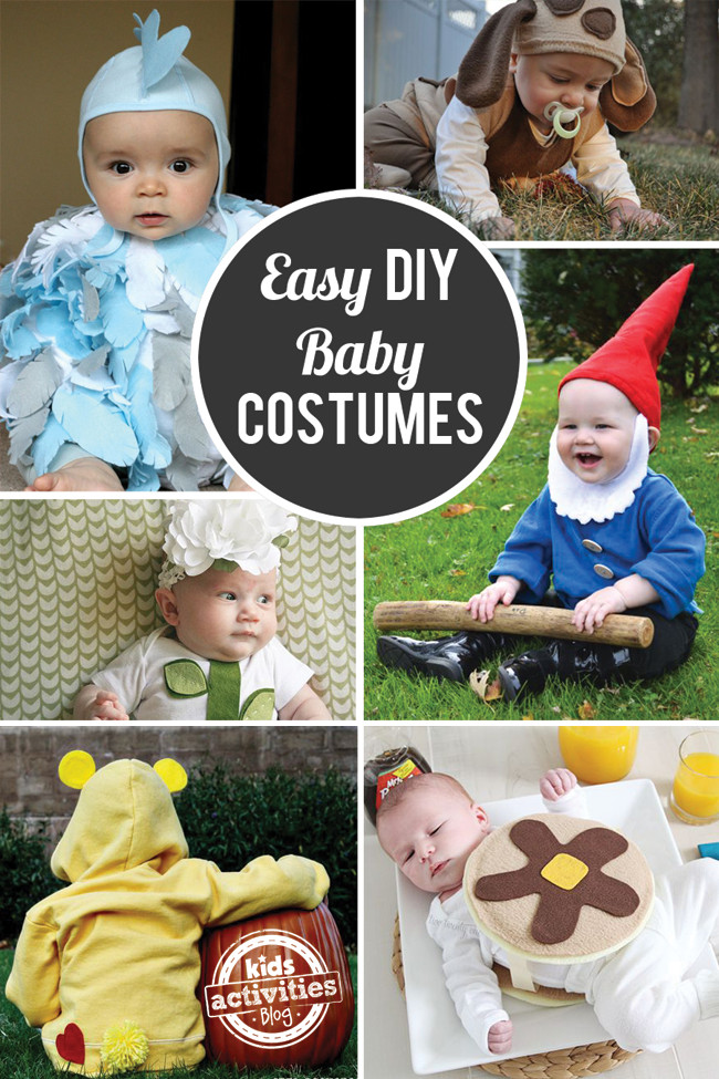 Best ideas about DIY Halloween Costumes For Baby
. Save or Pin Easy Homemade Halloween Costumes for Baby Now.