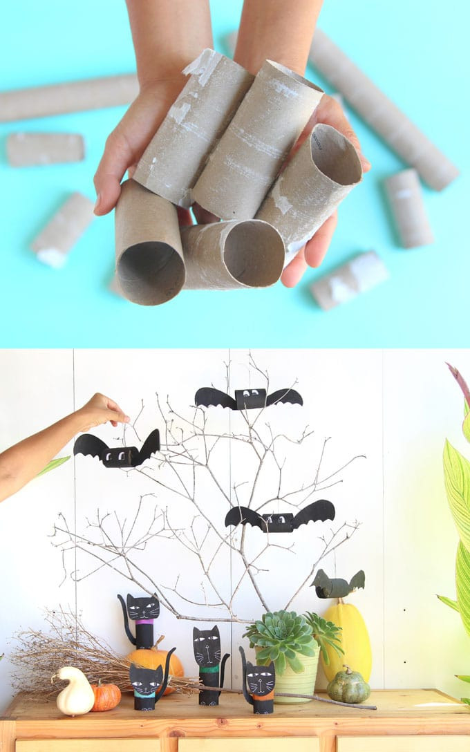 Best ideas about DIY Halloween Crafts For Toddlers
. Save or Pin Magical DIY Halloween Bats 5 Minute Craft  A Piece Now.