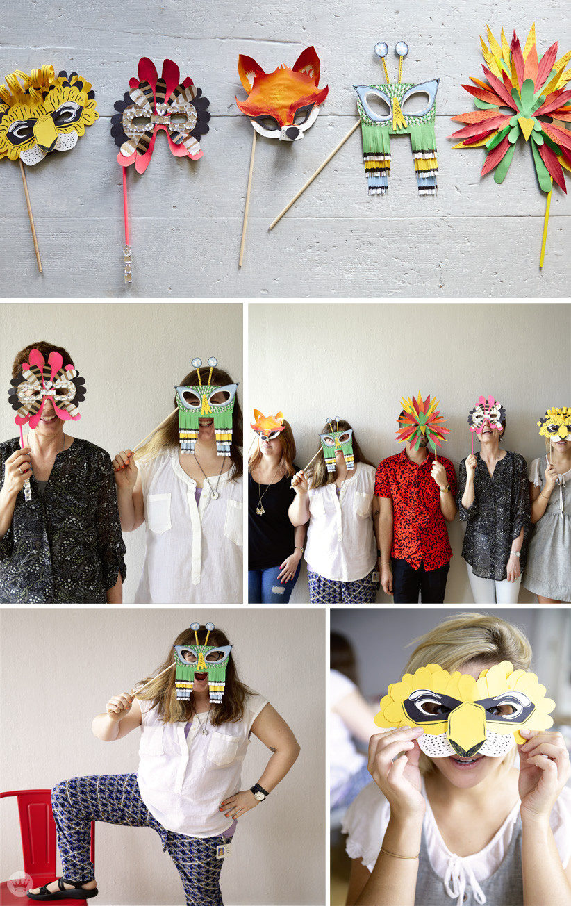 Best ideas about DIY Halloween Masks
. Save or Pin A crafty Halloween mask DIY Think Make Now.