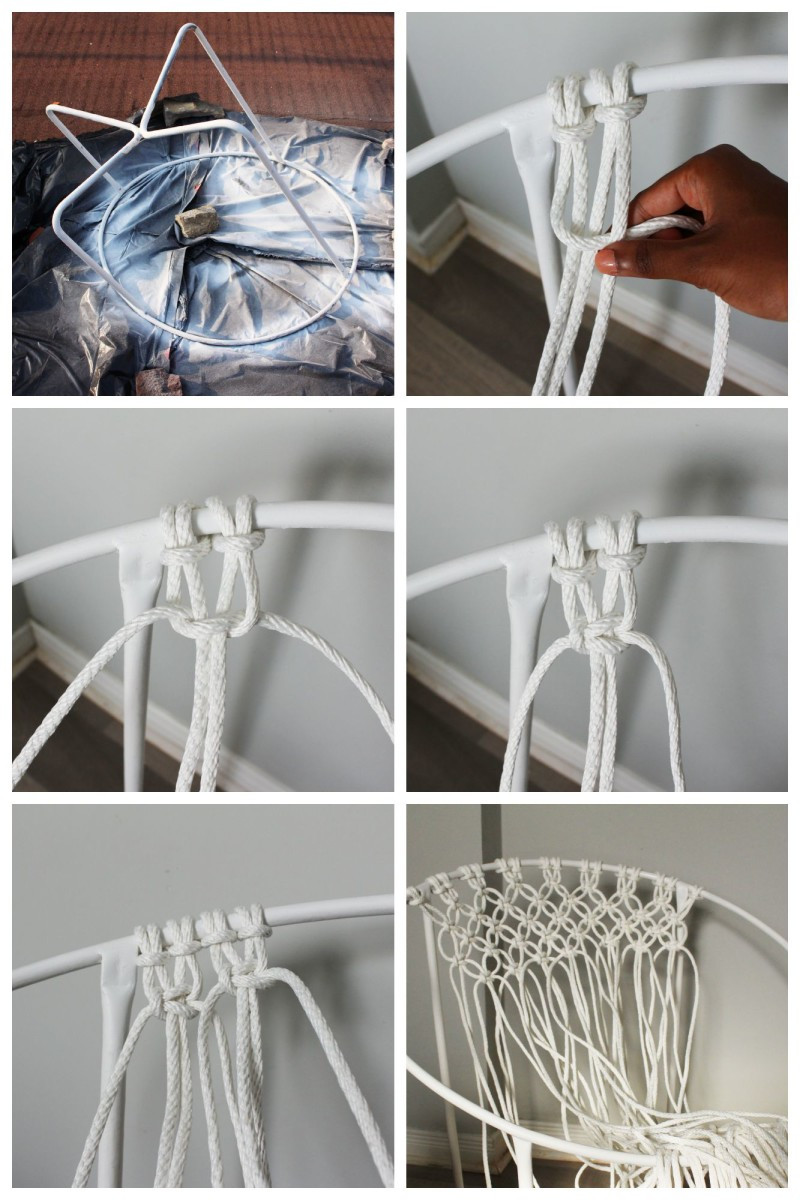 Best ideas about DIY Hammock Chair
. Save or Pin DIY Macrame Hammock Chair Now.