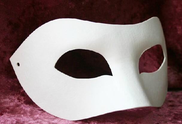 Best ideas about DIY Hand Mask
. Save or Pin Zorro Mask White Hand Painted Masks Half Face Mask Now.