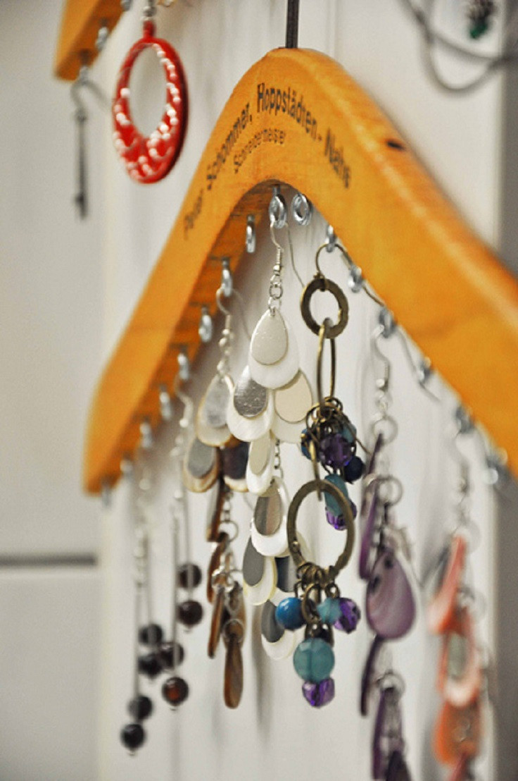 Best ideas about DIY Hanger Organizer
. Save or Pin Top 10 Ways To Store Jewelry Top Inspired Now.