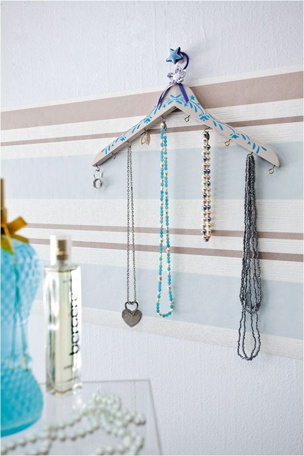 Best ideas about DIY Hanger Organizer
. Save or Pin diy jewelry organizer hanging necklaces clothes hanger Now.