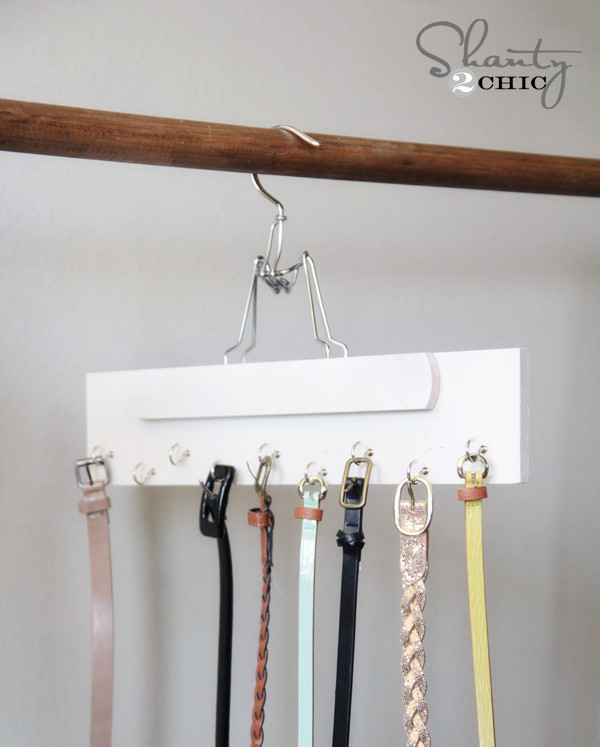 Best ideas about DIY Hanger Organizer
. Save or Pin Closet Organization DIY Belt Hanger Shanty 2 Chic Now.